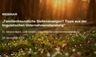 Praktische Ratschläge zur Gestaltung von familienfreundlicher Stellenausschreibungen